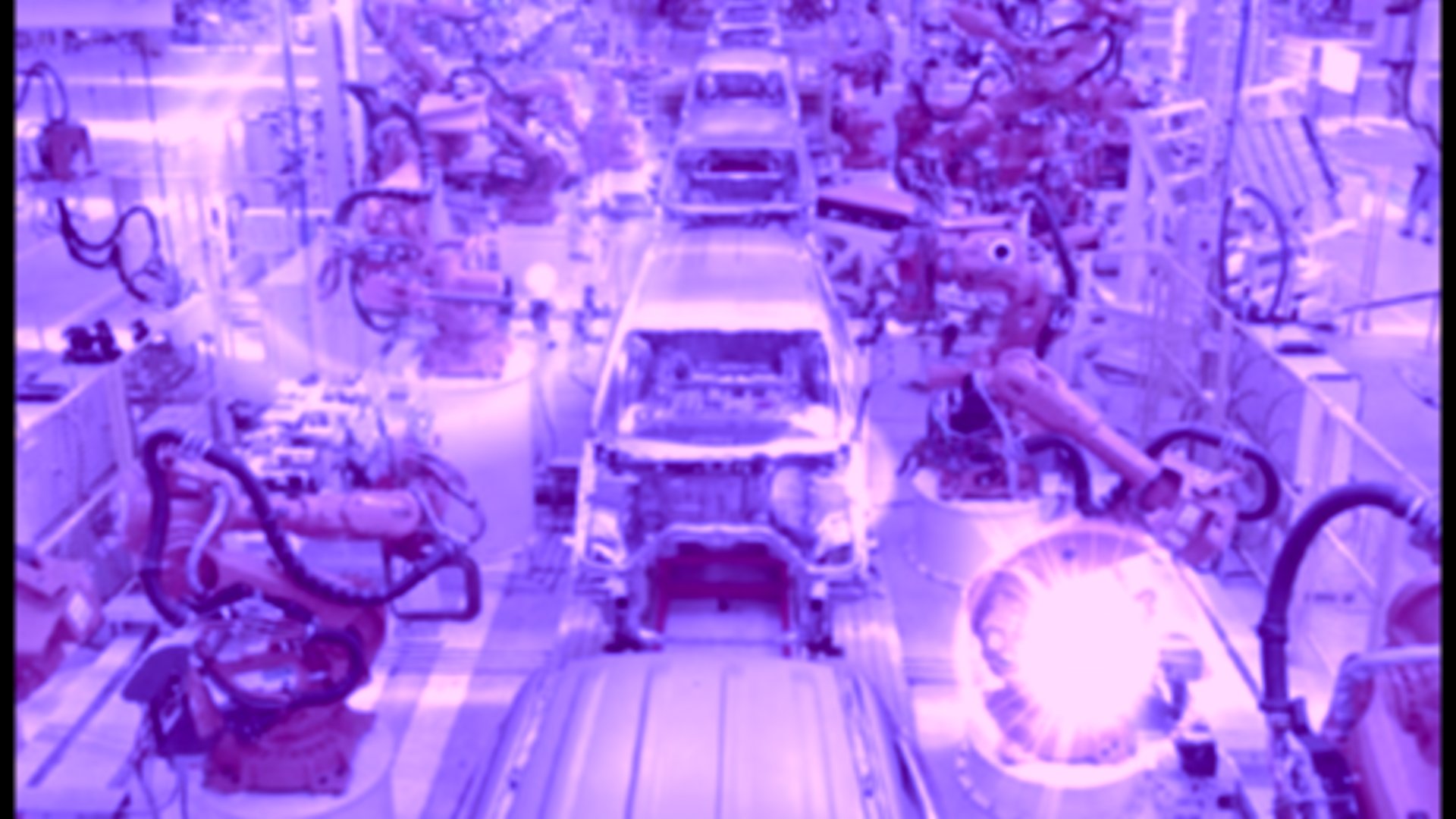 Robotised production line